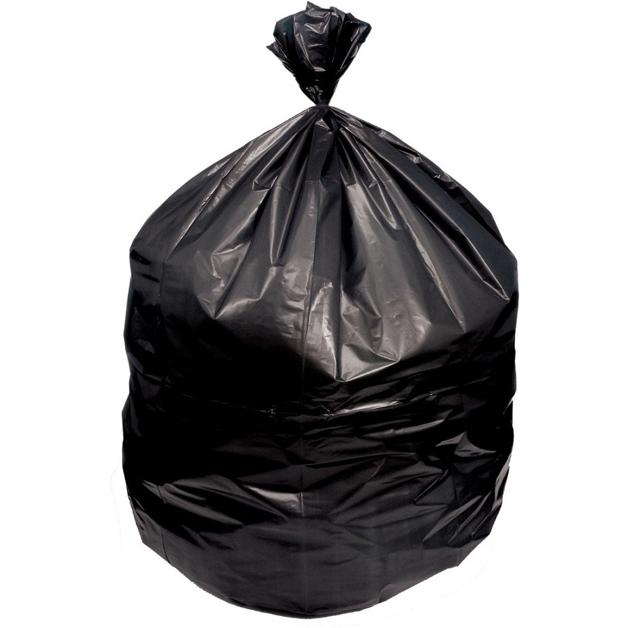 Heritage Bag Linear Low Density Can Liners - 16 gal Capacity - 32' Length x 24' Width x 0.90 mil (23 Micron) Thickness - Low Density - Black - Linear Low-Density Polyethylene (LLDPE) - 500 / Carton 