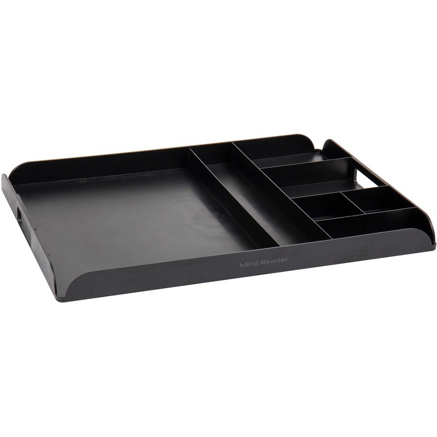 Mind Reader Anchor Collection Coffee Serving Station - 7 x Coffee Pod - 7 Compartment(s) - 1.25' Height x 17.50' Width x 13.25' Depth - Counter, Desktop - Portable, Lightweight, Compact - Black - 1 Each 