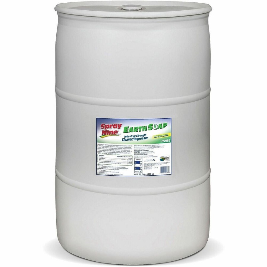 Permatex Spray Nine Earth Soap Clnr/Degrser Refill - For Machinery, Tool, Floor, Countertop - Concentrate - Spray - 7040 fl oz (220 quart) - Recommended For: Dirt Remover, Grease Remover, Carbon Remover, Oil Remover, Adhesive Remover, Soot Remover, Stain 