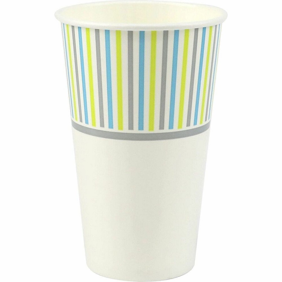 Genuine Joe 16 oz Cold Cups - 16 fl oz - White - Paper - Cold, Beverage - 50/Pack - 20 / Carton 