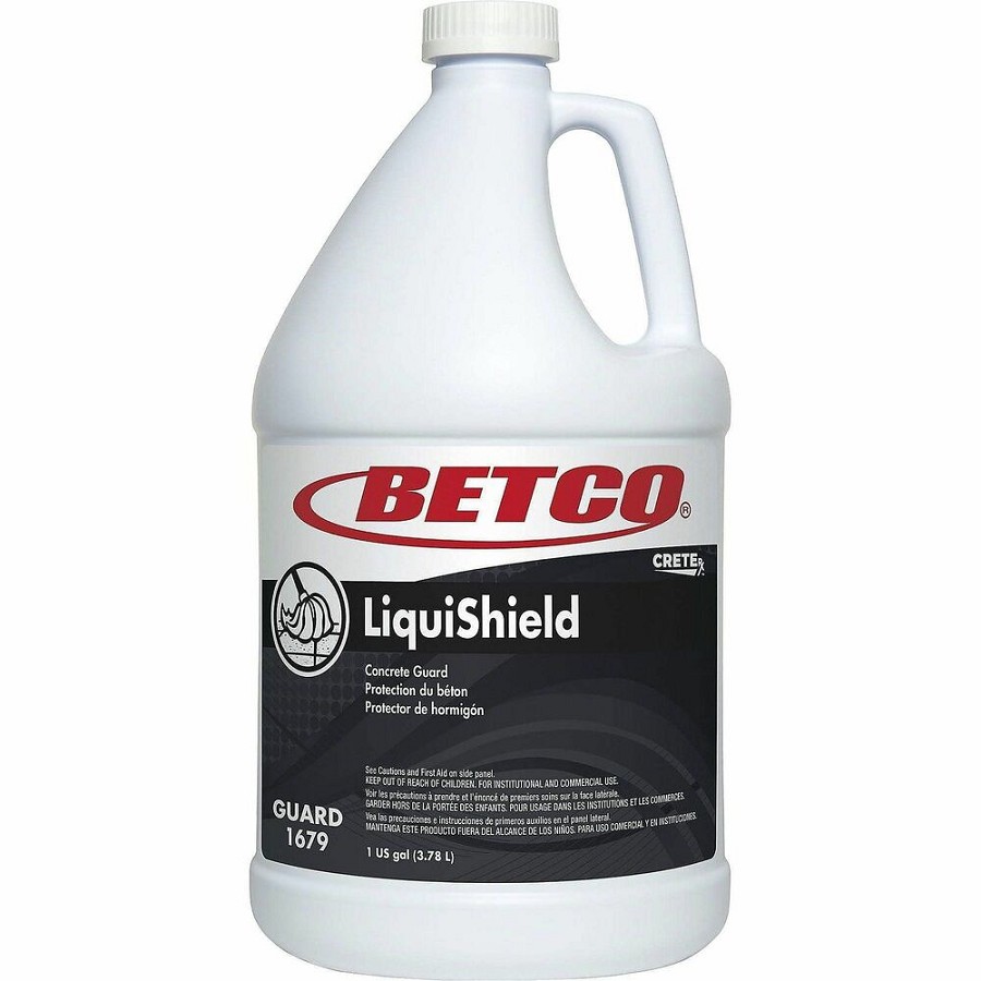 Betco Crete Rx LiquiShield Concrete Guard - Ready-To-Use - 128 fl oz (4 quart) - 7.0 to 9.0 pH - Water Based, Low Odor - Opaque White - 4 / Carton 