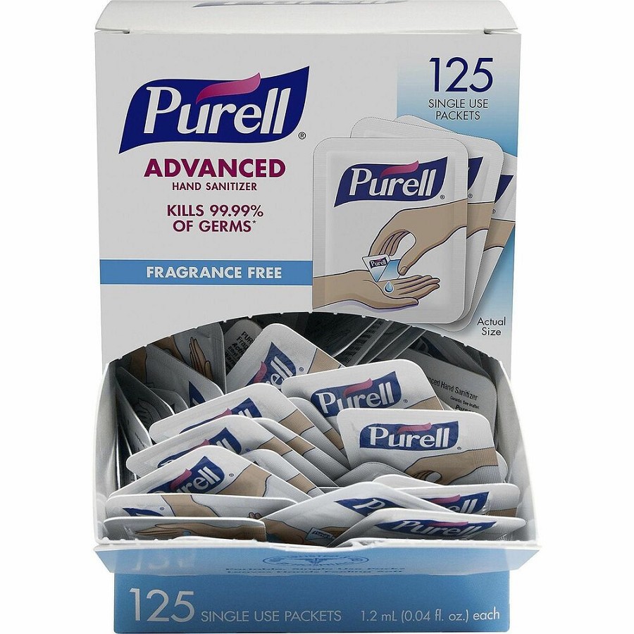PURELL Advanced Hand Sanitizer Gel - Kill Germs - Hand - Clear - Durable - 1 Each - 125 /Dispenser Box 