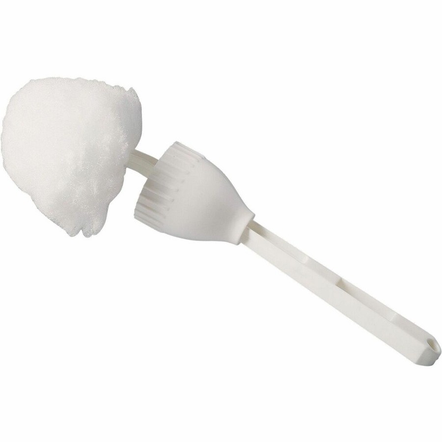 Vileda Professional Acrylic Bowl Swab - Acrylic Yarn Head - Plastic Handle - Acid Resistant, Fast-drying - White - 1 Each 