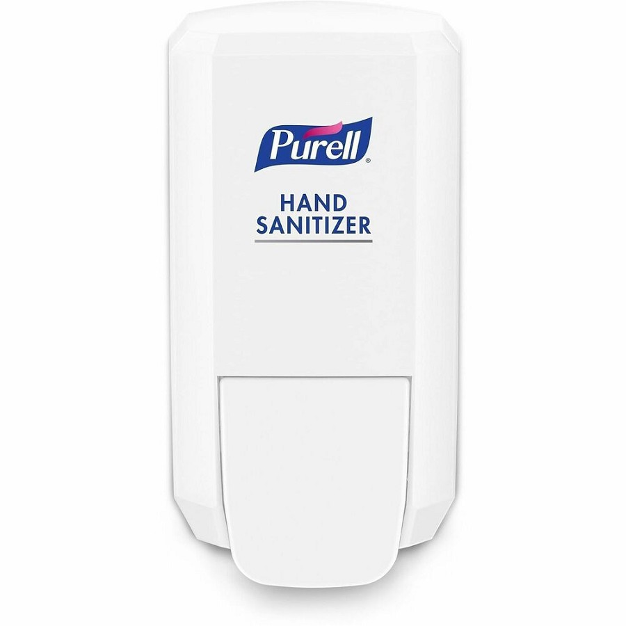 PURELL CS2 Manual Hand Sanitizer Dispenser - Manual - 1.06 quart Capacity - Compact, Lockable, Tamper Resistant, Durable, Sanitary-sealed, Wall Mountable - White - 6 / Carton 