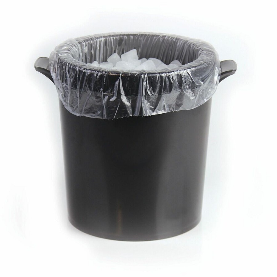 Heritage Ice Bucket Liners - 13' Width x 13' Depth x 0.20 mil (5 Micron) Thickness - High Density - Natural - High-density Polyethylene (HDPE), Resin - Can - 1 Carton 