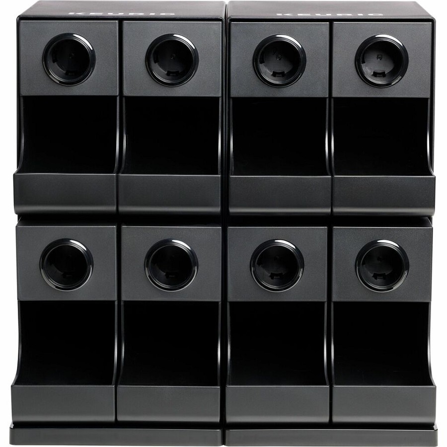 Keurig K-Cup Modular Merchandiser - 8 x Coffee/Tea Pod - Black - Plastic - 1 Each 