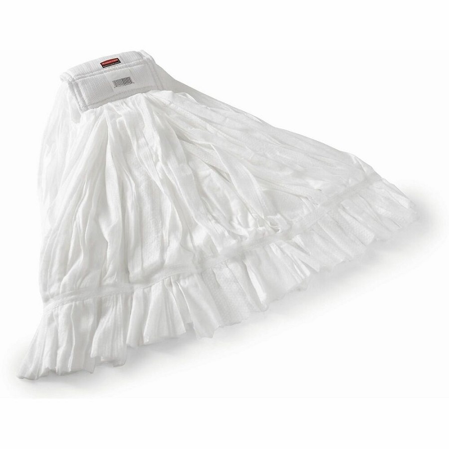 Rubbermaid Commercial Disposable Wet Mop - 5' Height Head - Disposable, Absorbent - White - 1 Each 