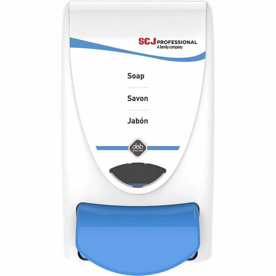 SC Johnson Cleanse Washroom Dispenser - 2.11 quart Capacity - Push Button, Antimicrobial, Anti-bacterial - White - 1 Each 