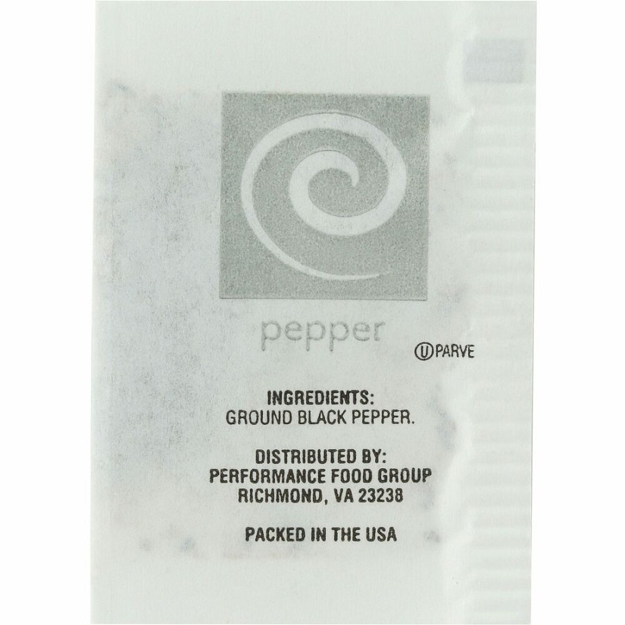 Sugar Foods Pepper Packets - 0 oz - 1000/Bag - 3 / Carton 
