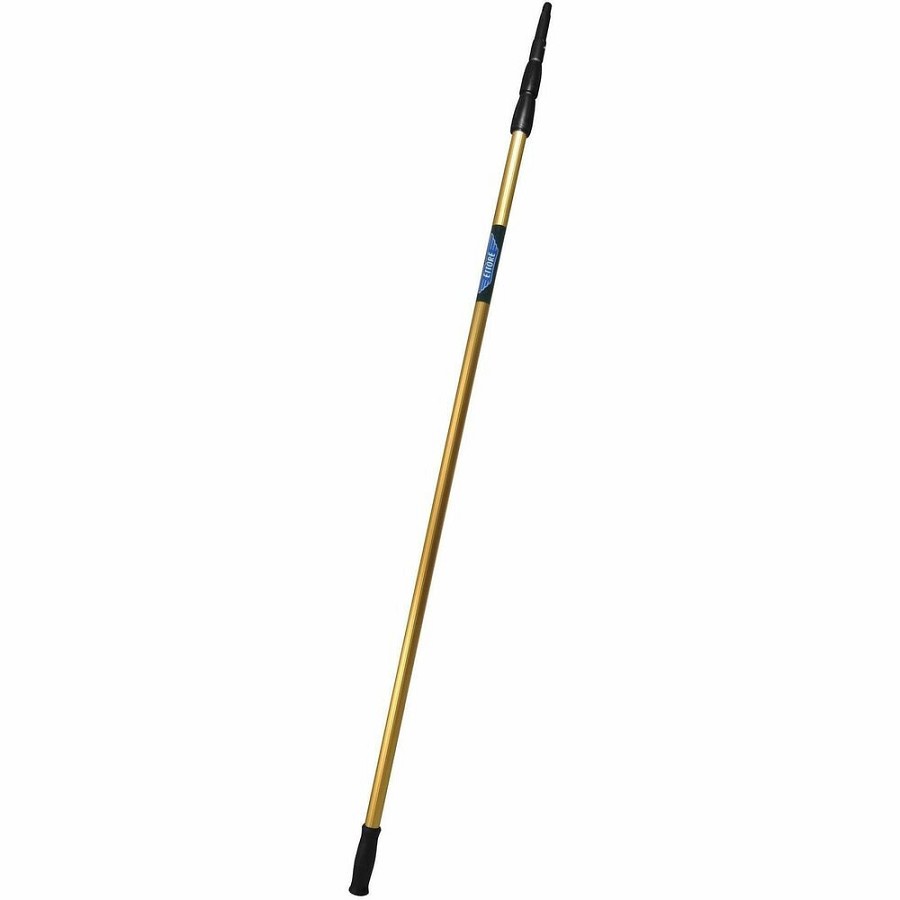 Ettore REA-C-H Extension Pole - 15 ft Length - Gold - Aluminum - 1 Each 