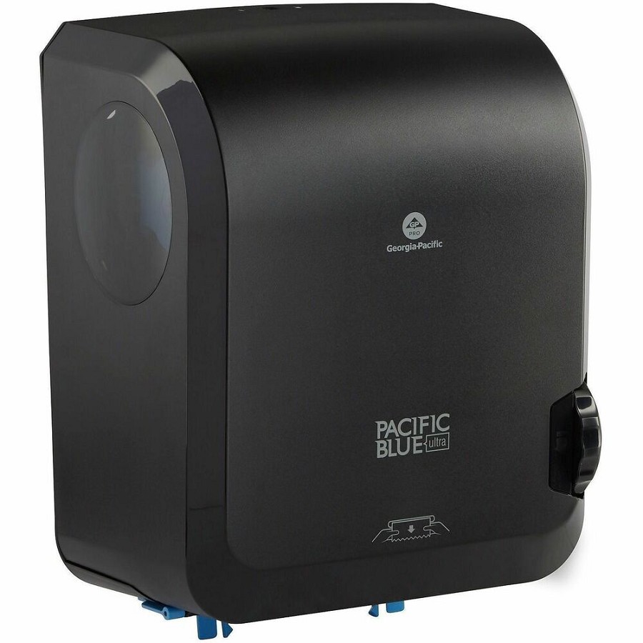 Pacific Blue Ultra High Cap Touchless Towel Dispenser - Touchless Dispenser - 1150 ft Roll Diameter - 16' Height x 12.9' Width x 8.9' Depth - Black - Water Resistant, Touch-free, Automatic, Durable, Merchandising Window, Refillable, Window - 1 Each 
