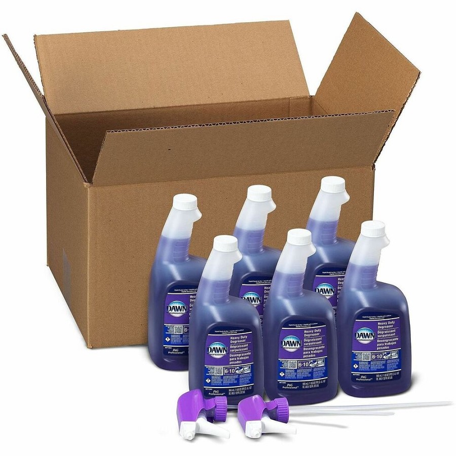 Dawn Professional HD Degreaser - For Multi Surface - Spray - 32 fl oz (1 quart) - Pine Scent - Recommended For: Grease Remover, Oil Remover - Heavy Duty, Phosphate-free, Caustic-free, Non-flammable - Purple - 6 / Carton 