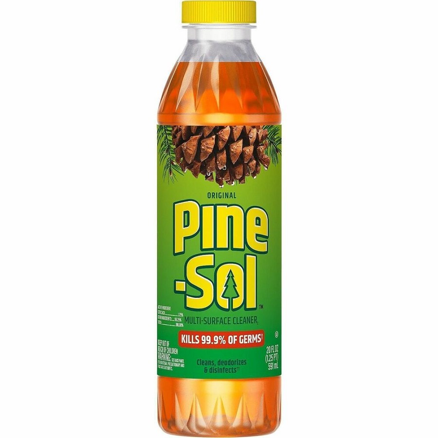 Pine-Sol Pine-Sol Multi-Surface Cleaner - For Multi Surface - Concentrate - 20 fl oz (0.6 quart) - Original, Pine Scent - Recommended For: Dirt Remover, Grease Remover, Grime Remover, Germs Remover, Odor Remover, Virus Remover, Bacteria Remover - Deodoriz 