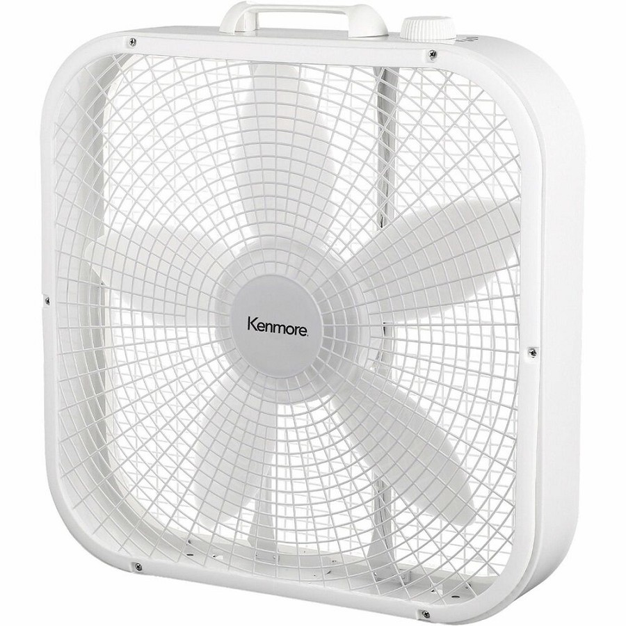 Kenmore Box Floor Fan - 3 Speed - White - 1 Each 
