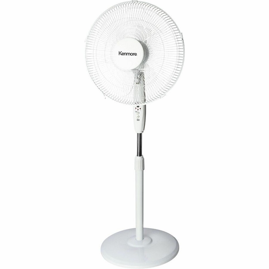 Kenmore 12' Pedestal Fan - 3 Speed - White - 1 Each 