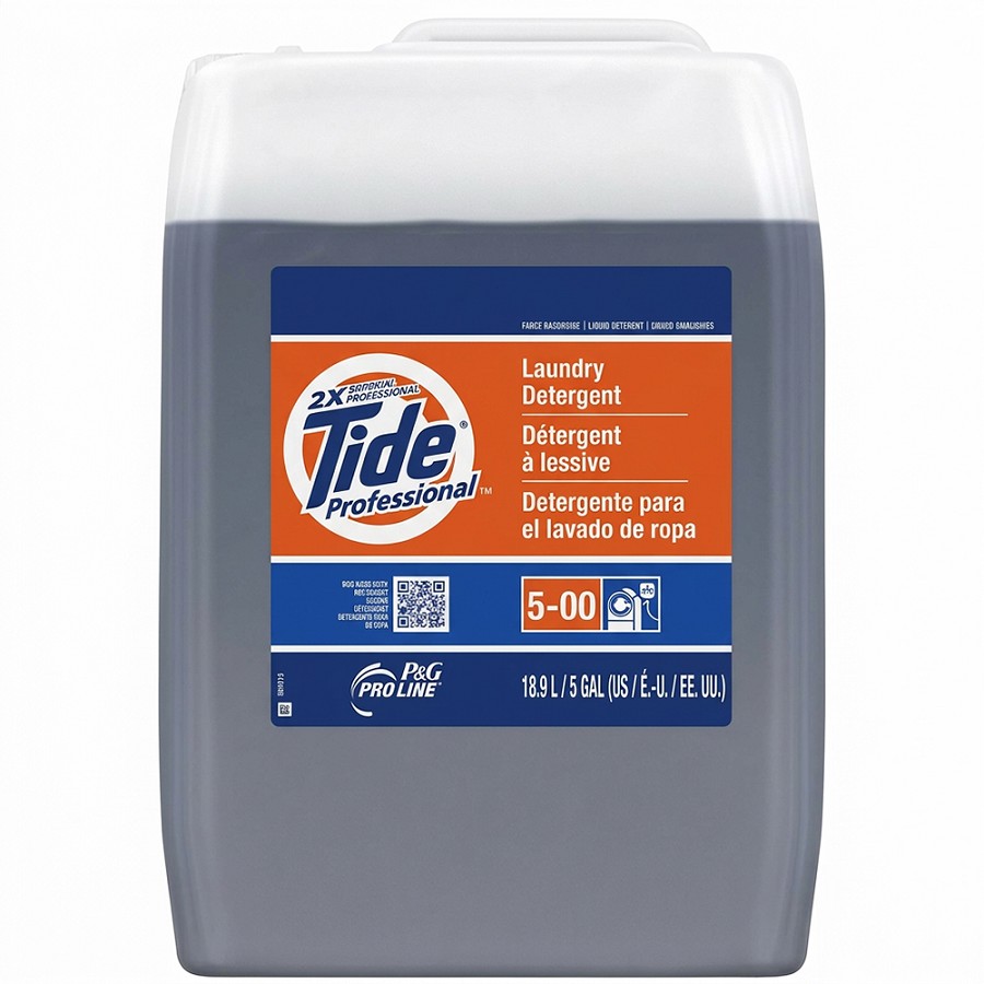 Tide Pro Line 2X Laundry Detergent - For Multipurpose - Concentrate - Liquid - 640 fl oz (20 quart) - Original Scent - 129 Loads - Recommended For: Stain Remover, Grease Remover, Food Stain Remover - Benzene-free, BPA-free, Lead-free, Mercury-free, Cadmiu 