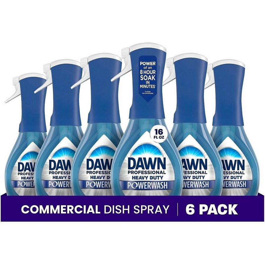 Dawn Heavy Duty Powerwash - For Dish, Food Service, Restaurant, Kitchen, Sink, Commercial - Spray - 16 fl oz (0.5 quart) - Heavy Duty - Blue - 6 / Carton 