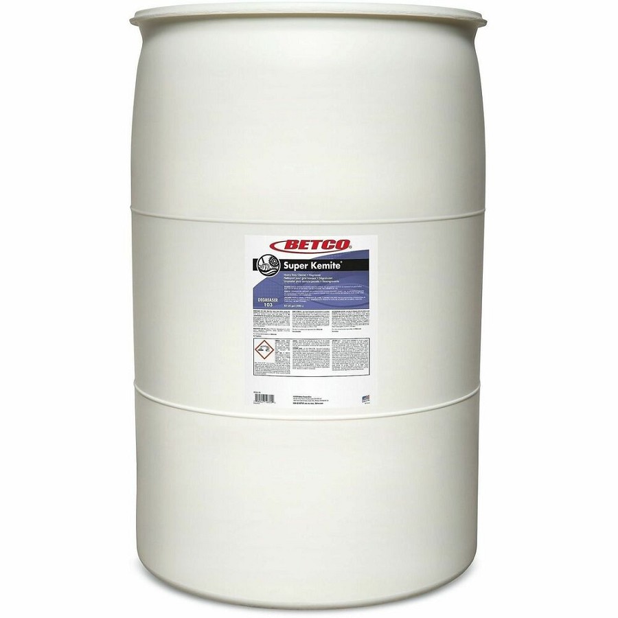 Betco Super Kemite Butyl Degrease Concentrate - Ready-To-Use/Concentrate - 7040 fl oz (220 quart) - Cherry Scent - Recommended For: Grease Remover, Rubber Mark Remover, Oil Remover, Ink Remover, Dirt Remover - Heavy Duty - Violet - 1 Each 