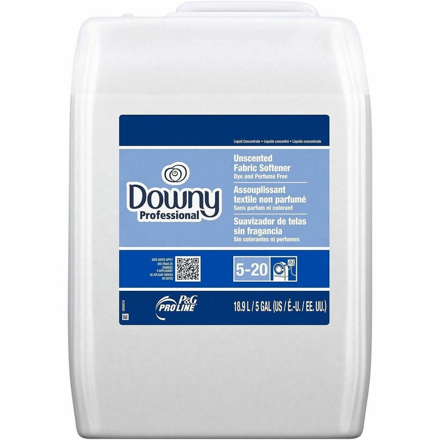 Downy Pro. Fabric Softener - For Multipurpose - Concentrate - Liquid - 640 fl oz (20 quart) - 2.7 to 3.8 pH - Recommended For: Odor Remover - Odorless - White Jug - 1 Carton 
