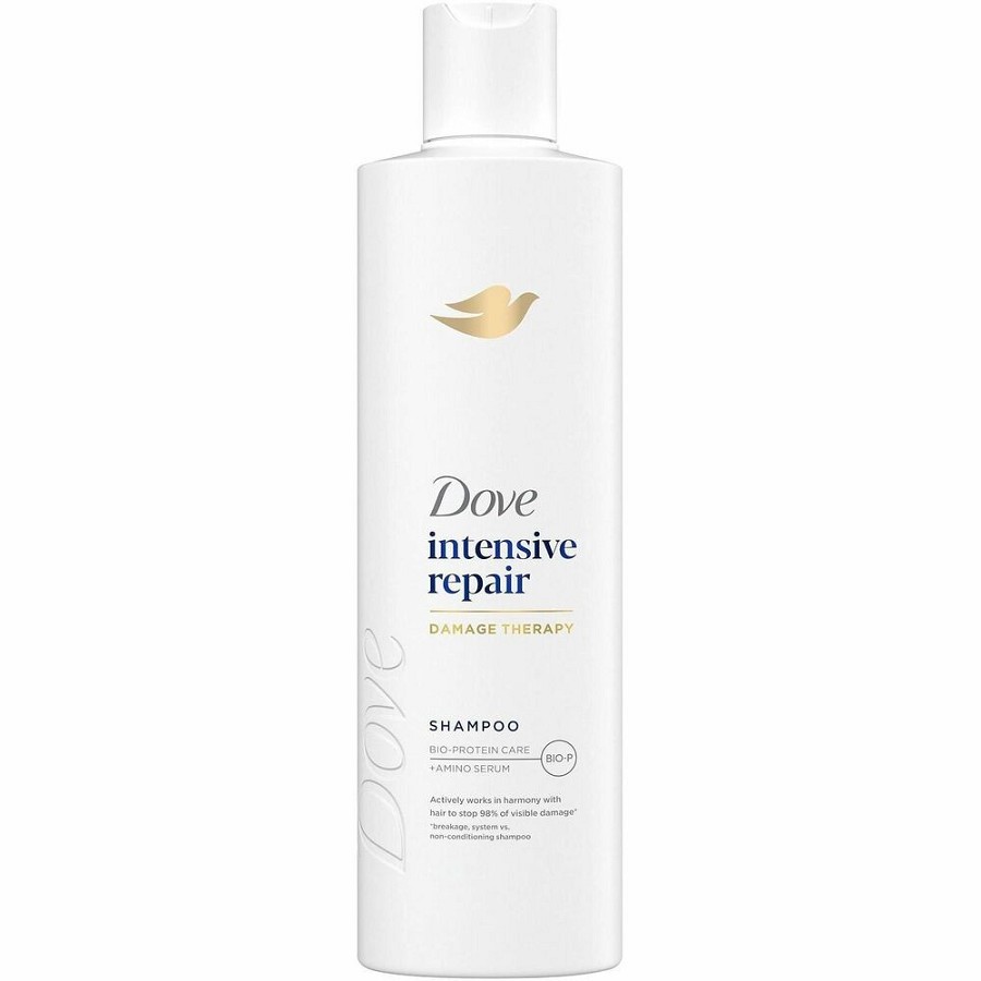 Dove Intensive Repair Hair Shampoo - For Curly Hair - 12 fl oz (354.9 mL) - Bottle Dispenser - Hair - White - 1 Each 