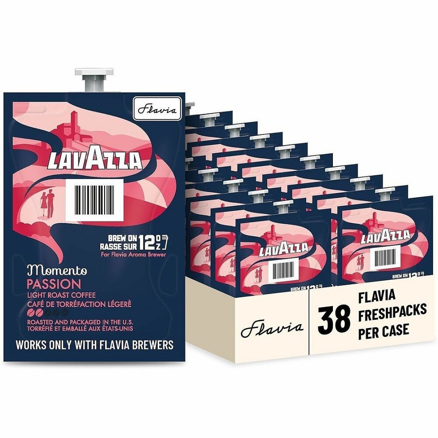 Flavia Freshpack Momento Series Freshpack Coffee - Compatible with Flavia Aroma - Light - Freshpack - Passion - 38 / Carton 