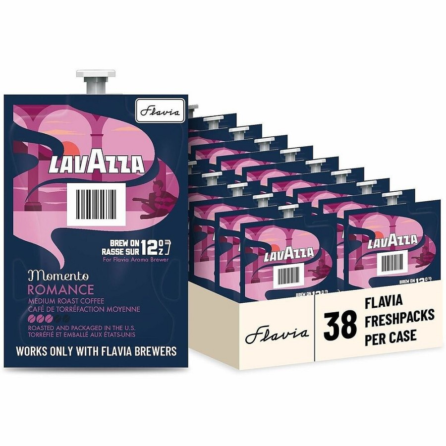 Flavia Freshpack Momento Romance Medium Roast Coffee - Compatible with Flavia Aroma - Medium - Freshpack - 38 / Carton 