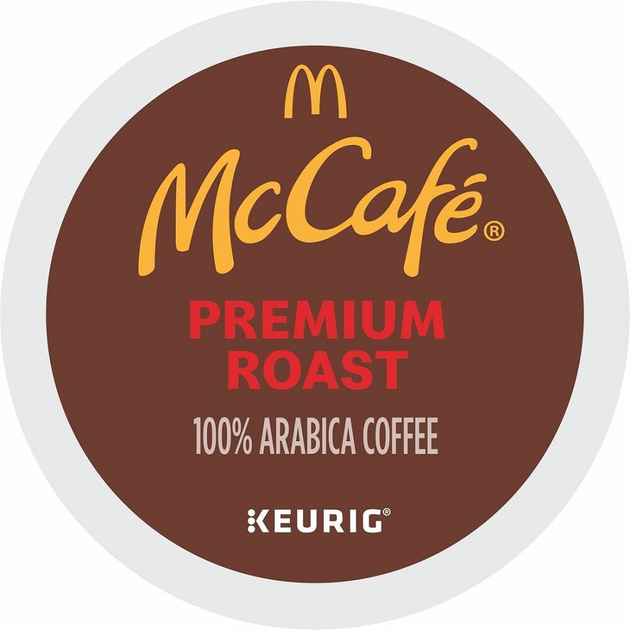 McCafe K-Cup Premium Roast Coffee - Compatible with Keurig Brewer - Medium - K-Cup - Premium Roast - 24/Box - 4 / Carton 