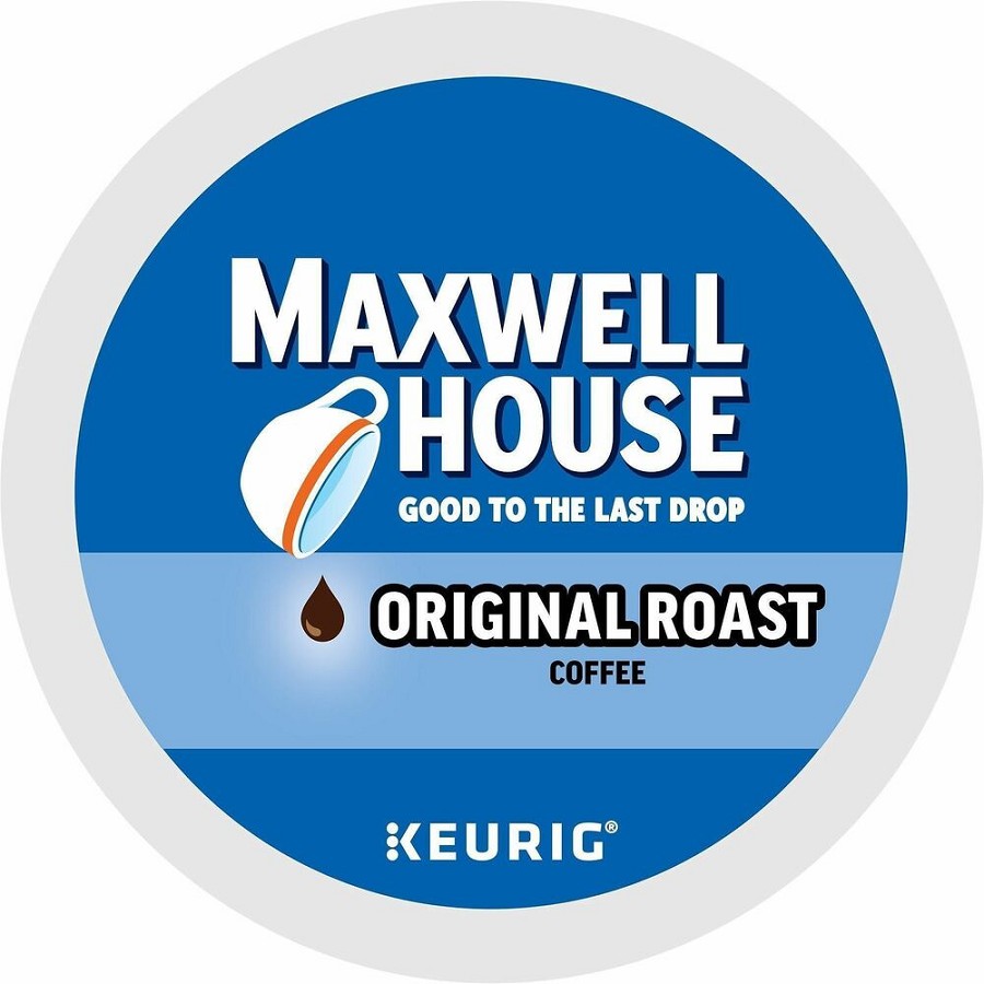 Maxwell House K-Cup Original Roast Coffee - Compatible with Keurig Brewer - Medium - K-Cup - Original Roast - 24/Box - 4 / Carton 