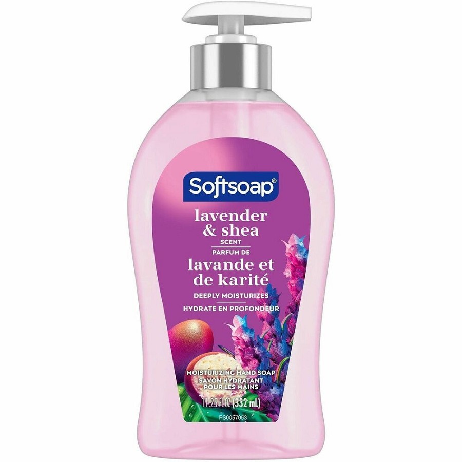 Softsoap Lavender Hand Soap - Lavender & Shea Butter Scent - 11.25 fl oz - Bottle Dispenser - Bacteria Remover - Hand, Skin - Moisturizing - Antibacterial - Purple - Paraben-free, Phthalate-free, pH Balanced - 6 / Carton 