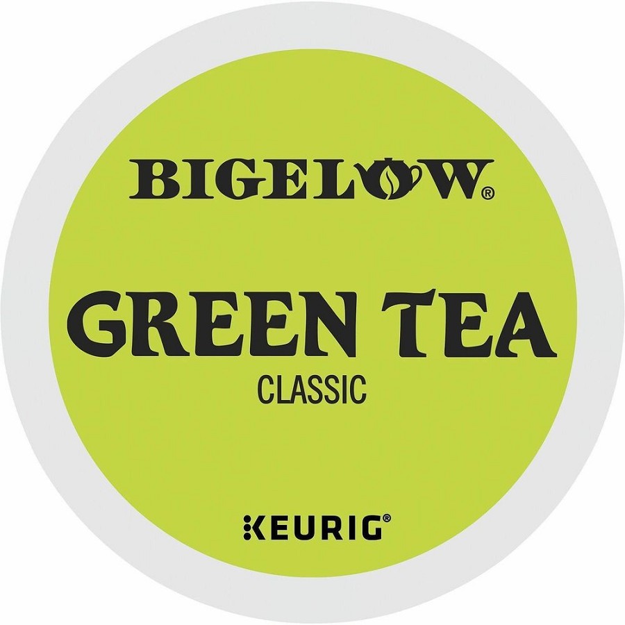 Bigelow Classic Green Tea K-Cup - Compatible with Keurig Brewer - 24 K-Cup - Caffeinated - 4 / Carton 