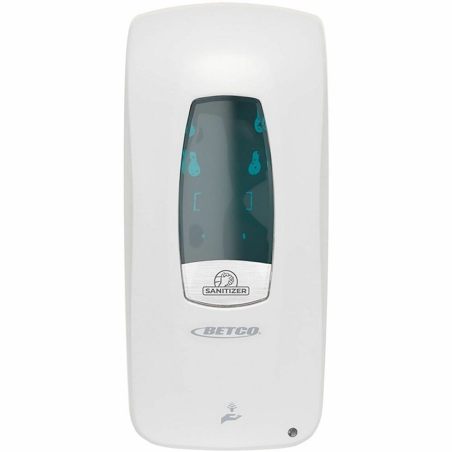 Betco C3 Foam Touch-Free Dispensing System - Automatic - Support 4 x C Battery - Hygienic, Refillable, Lockable, Adjustable, Touch-free - White - 6 / Carton 