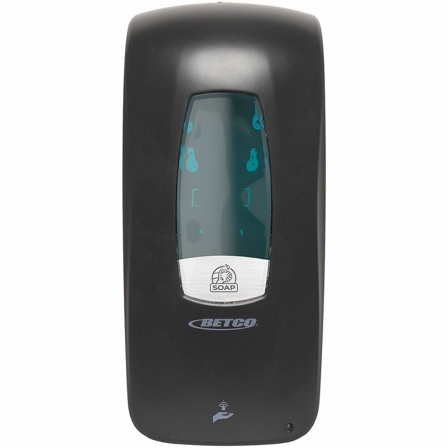 Betco C3 Foam Touch-Free Dispensing System - Automatic - Support 4 x C Battery - Hygienic, Refillable, Lockable, Adjustable, Touch-free - Black - 4 / Carton 