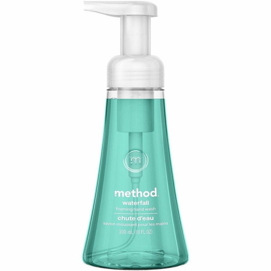 Method Waterfall Foaming Hand Wash - Waterfall Scent - 10 fl oz - Bottle Dispenser - Hand - Blue - Cruelty-free, Paraben-free, Phthalate-free - 1 Each 