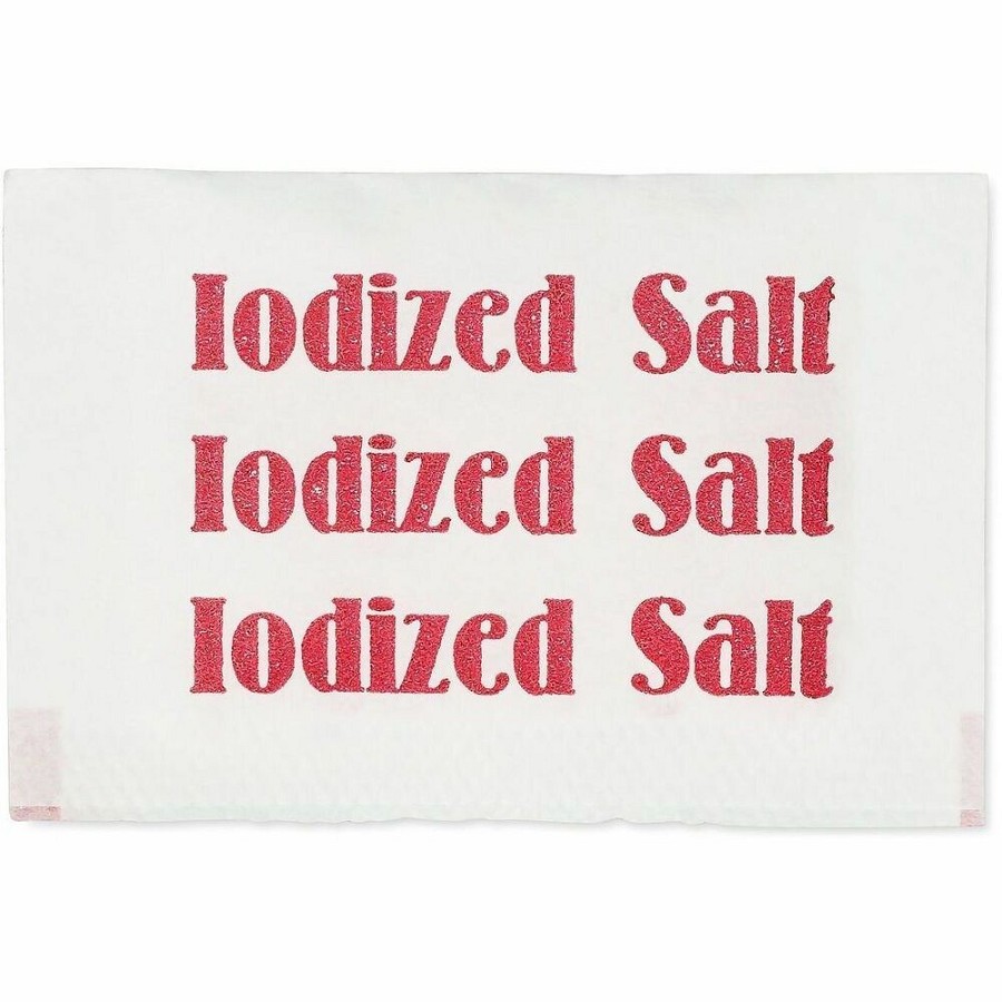 Office Snax Single-Serve Iodized Salt Packets - 0.03 oz - 3000 - 1 Carton 