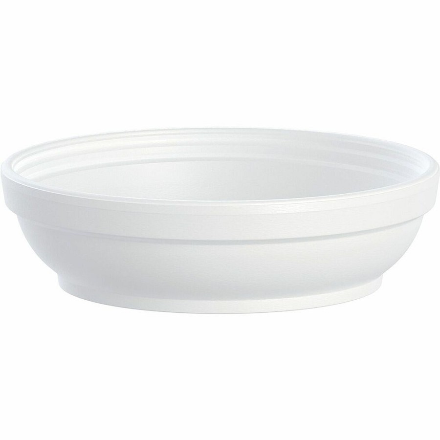 Dart J Cup 5 oz Insulated Foam Bowls - White - Foam Body - 50/Pack - 20 / Carton 