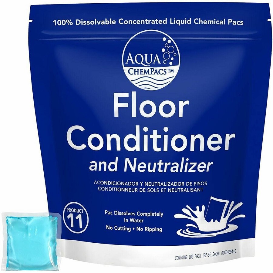 Diversey Floor Conditioner & Neutralizer, 1x 100ea - For Floor, Glass, Tile, Metal - Concentrate - Liquid - 0.79 oz (0.05 lb) - Recommended For: Alkaline Deposit Remover, Residue Remover, Salt Remover, Ice Melter Removal, Limescale Remover, Hard Water Rem 