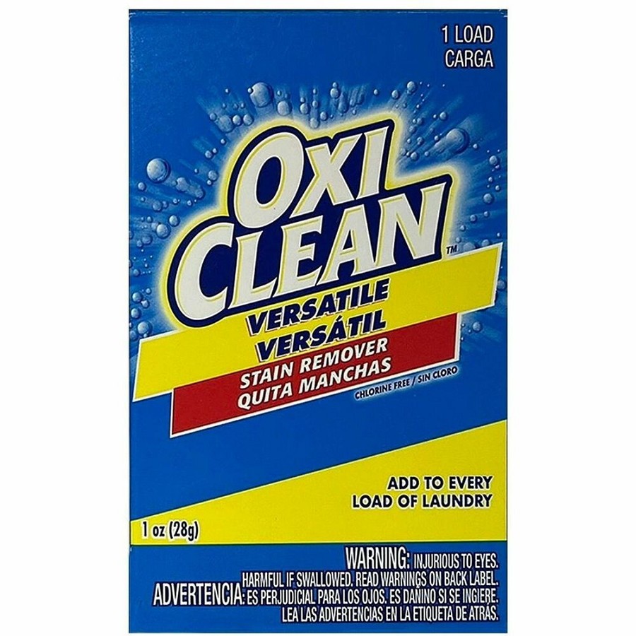OxiClean Versatile Single-Use Stain Remover - For Multipurpose - Powder - 1 oz (0.06 lb) - Neutral Scent - 1 Loads - Recommended For: Stain Remover, Food Remover, Grass Stain Remover, Grease Remover, Oil-Based Soil Remover, Organic Matter Remover, Water B 