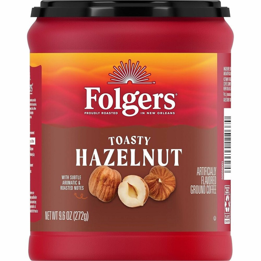 Folgers Ground Toasty Hazelnut Ground Coffee - Medium - Ground - Toasty Hazelnut - 1 Each 