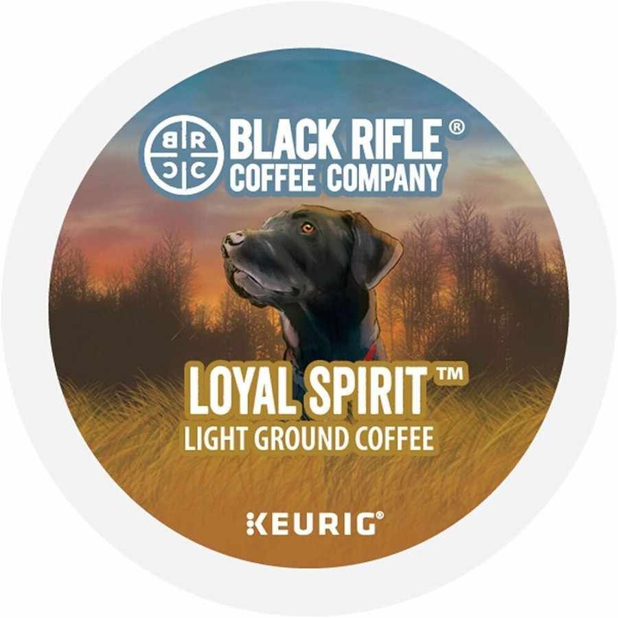 Black Rifle K-Cup, Pod Loyal Spirit Coffee - Compatible with Keurig Brewer - Light - K-Cup, Pod - Loyal Spirit - 22 Boxes/Box - 4 / Carton 