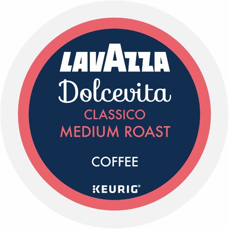 Lavazza K-Cup Dolcevita Classico Coffee - Compatible with Keurig Brewer - Medium - K-Cup - Dolce Vita Classico - Kosher - 22 Boxes/Box - 4 / Carton 