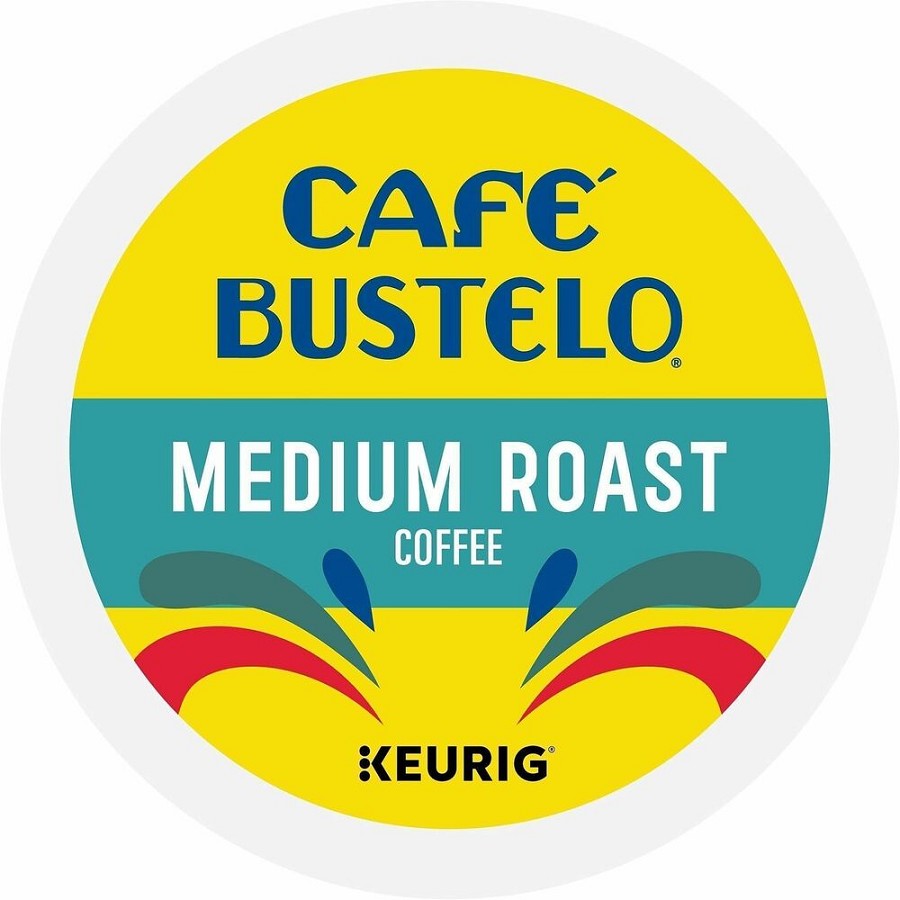 Cafe Bustelo K-Cup Medium-Roast Coffee - Compatible with Keurig Brewer - Medium - K-Cup - Dark Chocolate - Kosher - 22 Boxes/Box - 4 / Carton 