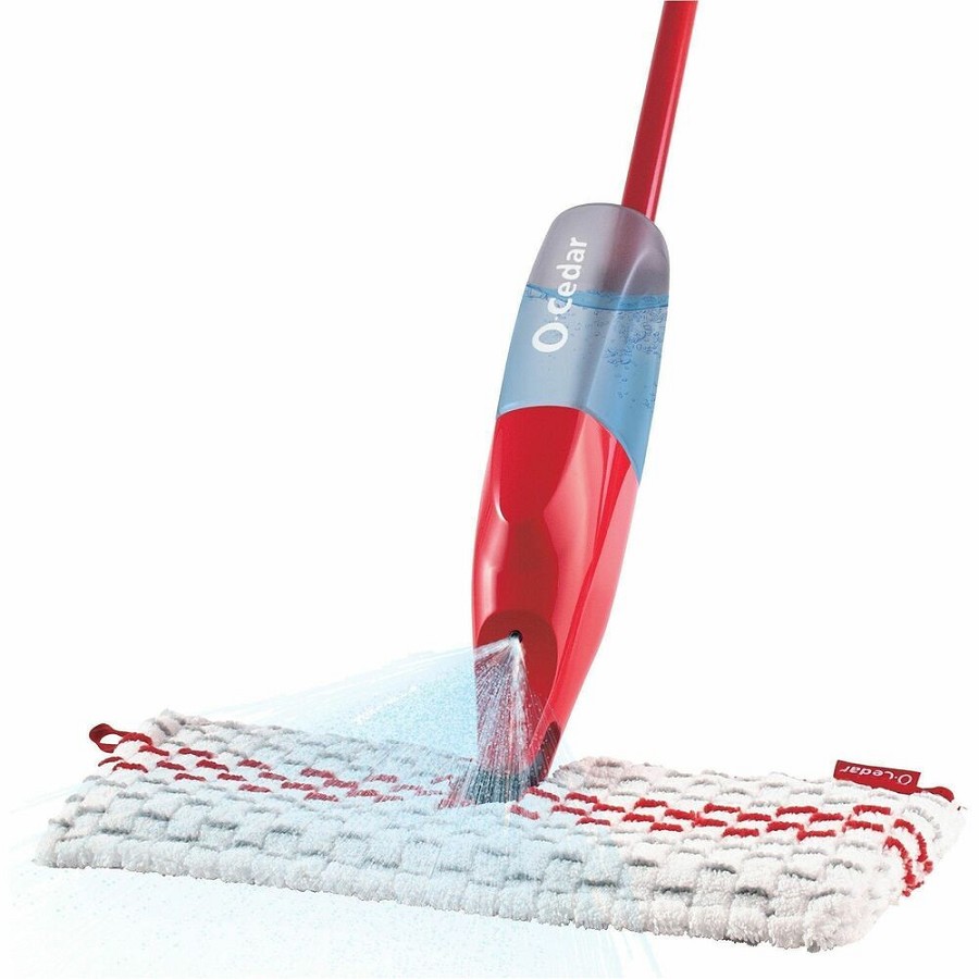O-Cedar ProMist MAX Microfiber Spray Mop - MicroFiber Head - Reusable, Machine Washable, Refillable, Double-sided - Multi - 1 Each 