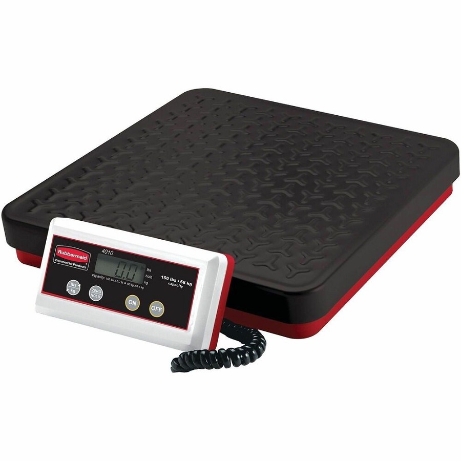 Rubbermaid Commercial Digital Receiving Scale - 150 lb - Black - 1 Each 
