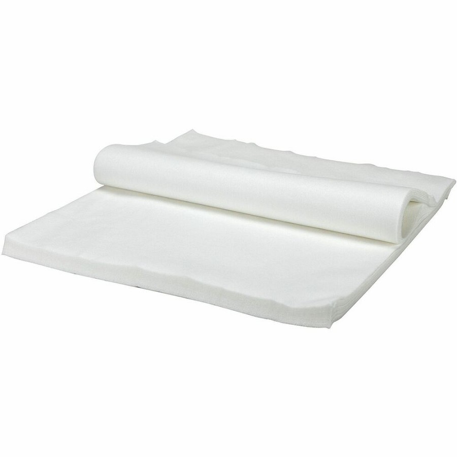 Genuine Joe Disposable Linen-Like Napkins - White 