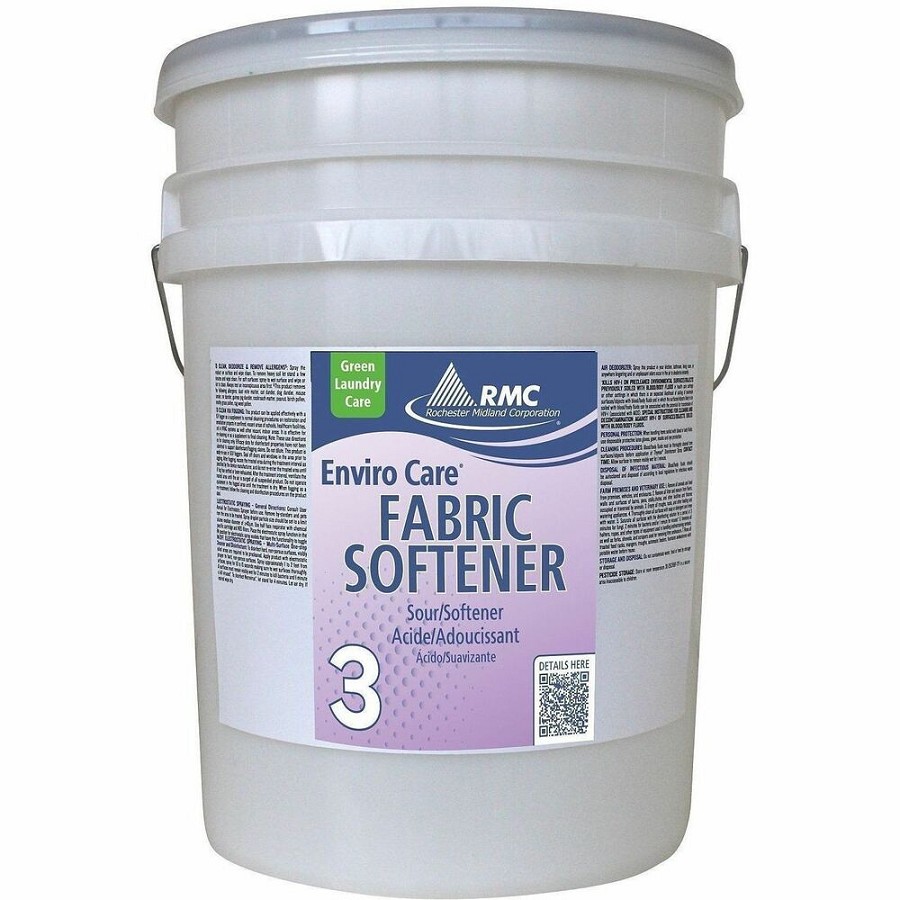 RMC Enviro Care Fabric Softener - For Fabric, Washing Machine - 640 fl oz (20 quart) - Recommended For: Static Cling Remover - Dye-free - Milky White 
