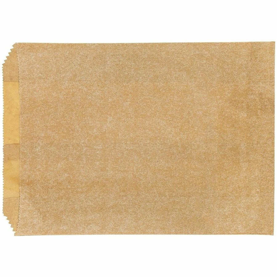 Genuine Joe Waxed Menstrual Care Receptacle Liners - 10.50' Length x 7.50' Width x 3' Depth - Brown - Sanitary, Waste, Receptacle - 1000 Bags/Carton - 1 Carton 