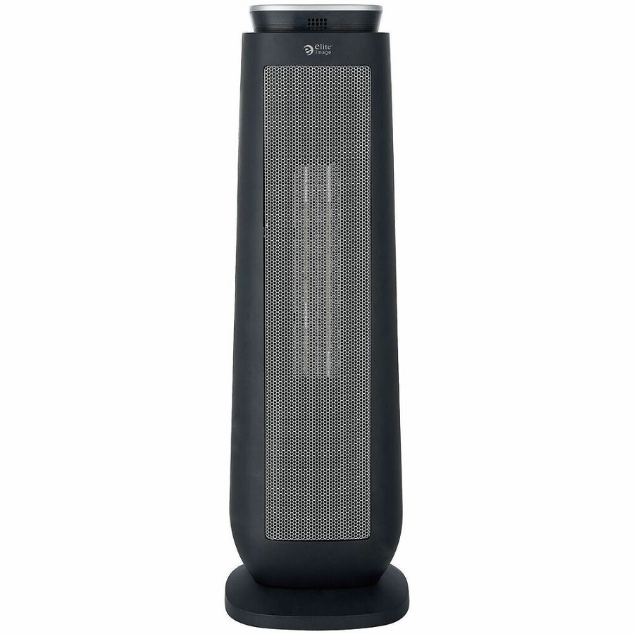 Elite Image Maximum-Power 1500W Tower Heater - 1500 W - 2 x Heat Settings - Tower - Black 
