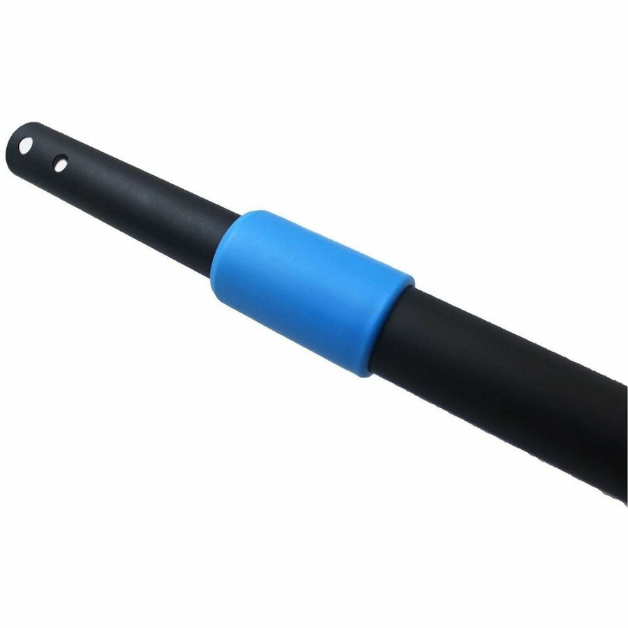 Genuine Joe Adjustable Flat Mop Handle - 71' Length - Black 