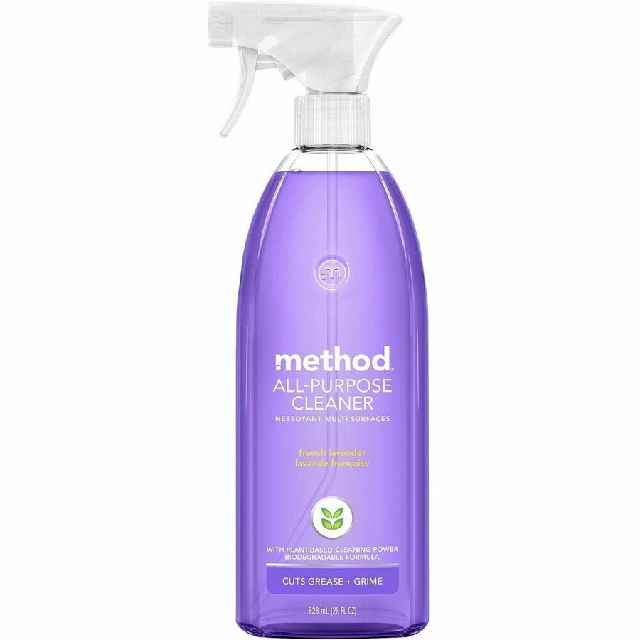 Method All-Purp Surface Cleaner - Spray - 28 fl oz (0.9 quart) - French Lavender, Sage Scent - Recommended For: Grease Remover, Grime Remover, Gunk Remover - Lavender 