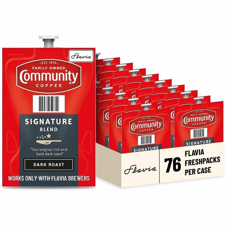 Lavazza Freshpack Community Coffee Signature Blend - Dark - Freshpack - Signature Blend 
